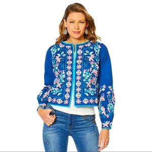 LaBellumHillary ScottLong Sleeve EmbroideredJacket